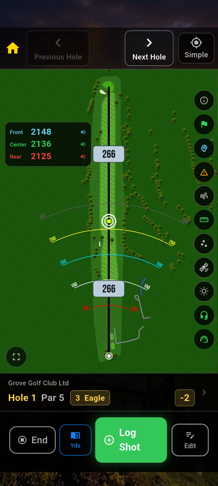CaddieIQ Smart Caddie suggestions