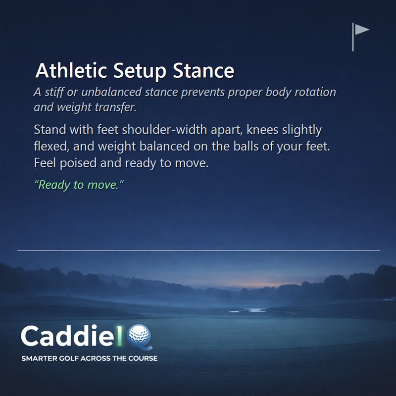 Master Your Golf Setup: The Athletic Stance Secret