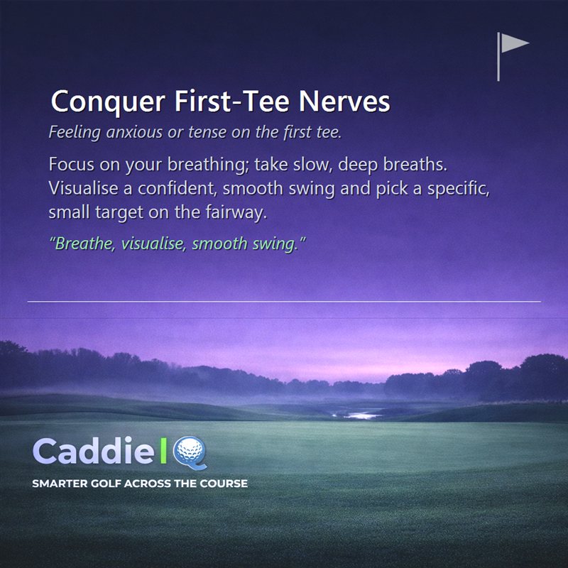Beat First Tee Nerves: Drive with Confidence & Control