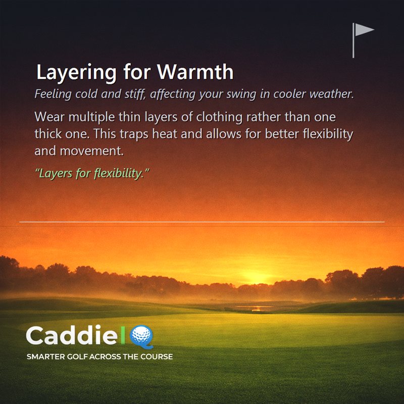 Cold Weather Golf: Layer Up for a Better Swing