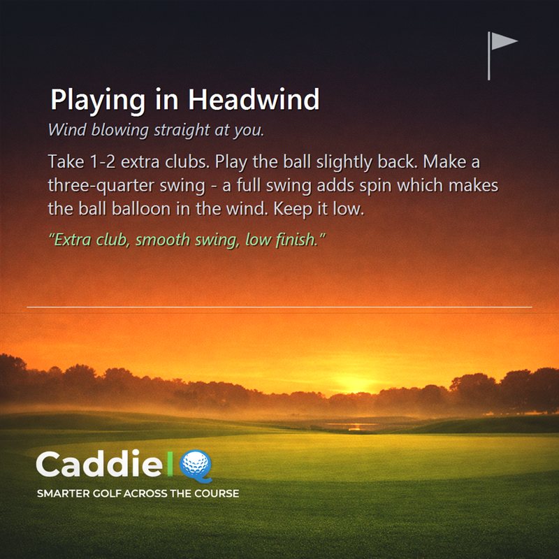 Conquer the Headwind: Master Your Golf Game in Gusty Conditions