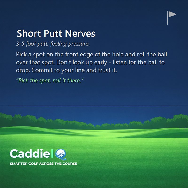Conquer Short Putt Nerves: Sink More 3-5 Footers