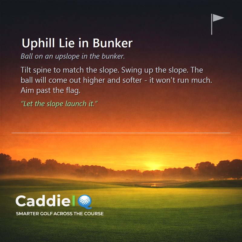 Conquer Uphill Bunker Shots with This Simple Fix