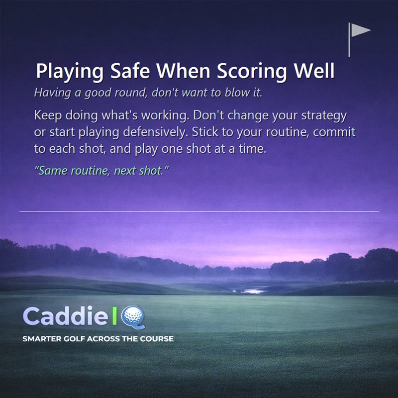 How to Finish Your Best Golf Rounds Strong