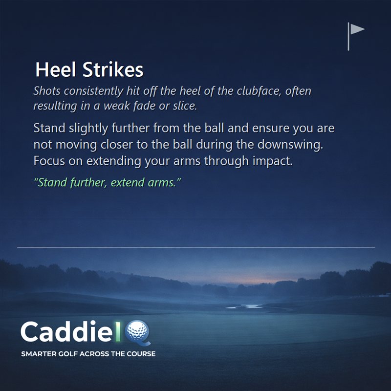 Fixing Golf Heel Strikes: Gain Distance & Accuracy