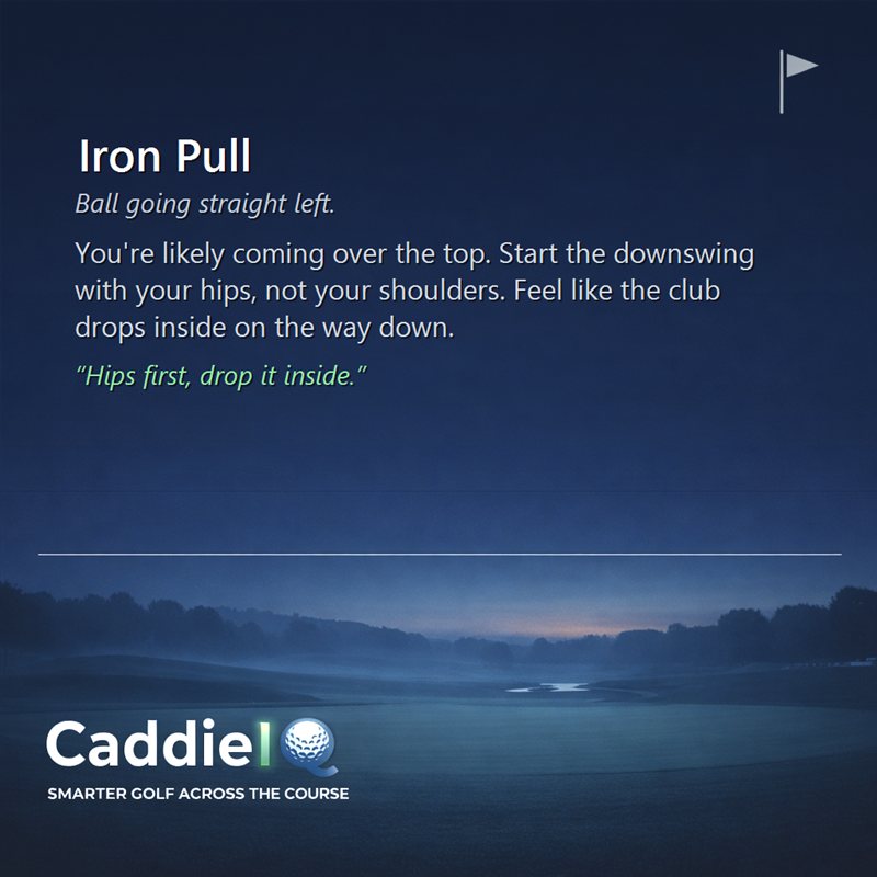 Fix Your Golf Iron Pull: Stop Hitting Left!