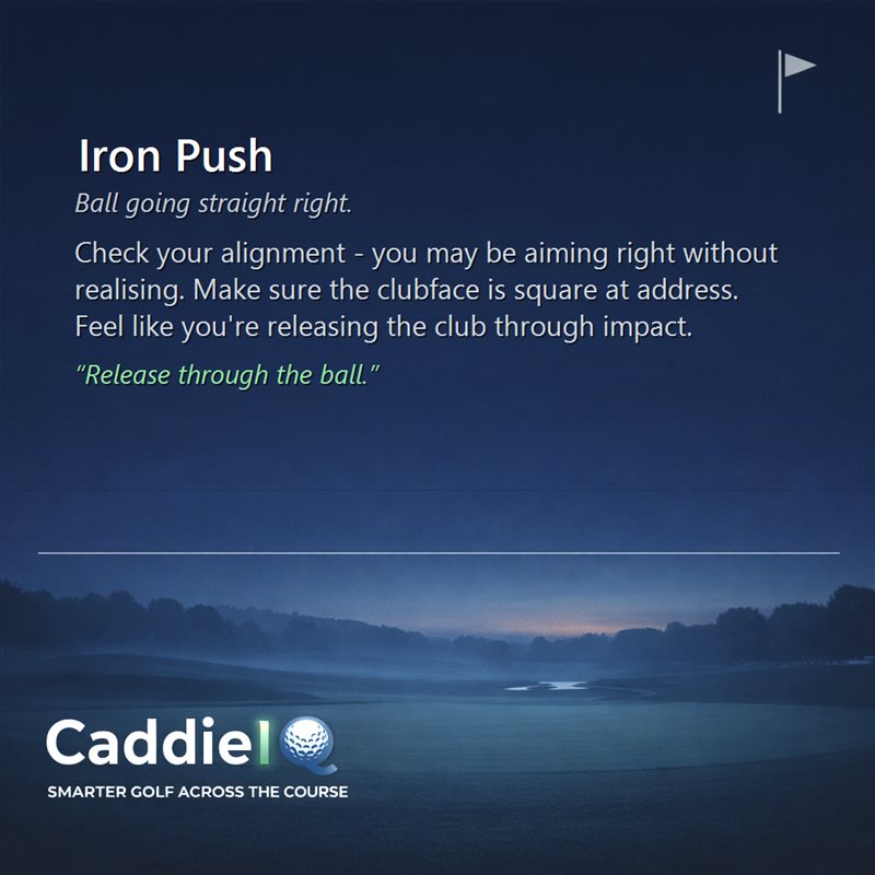 Fix Your Iron Push: Straighten Your Golf Shots Today
