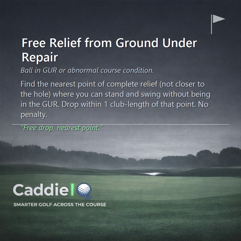 Mastering Free Relief from Ground Under Repair (GUR)