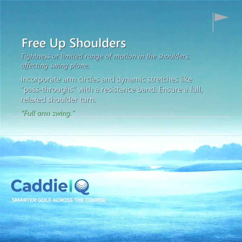 Unlock Your Golf Swing: Free Up Tight Shoulders
