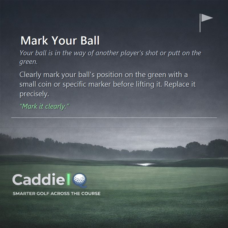 Mastering Golf Etiquette: The Art of Marking Your Ball
