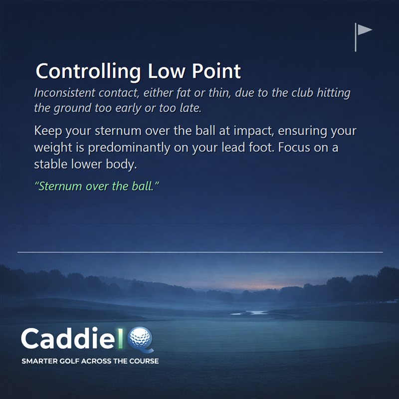Master Your Golf Low Point: End Fat & Thin Shots