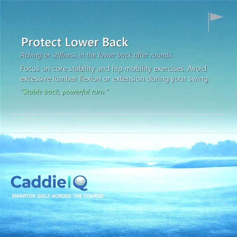 Protect Your Lower Back: Golf Swing Tips for Pain-Free Rounds