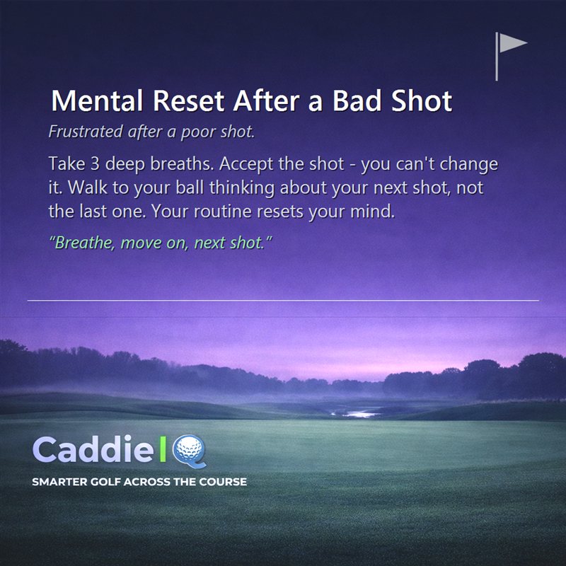 Golf Mental Reset: Master Bad Shots & Improve Focus