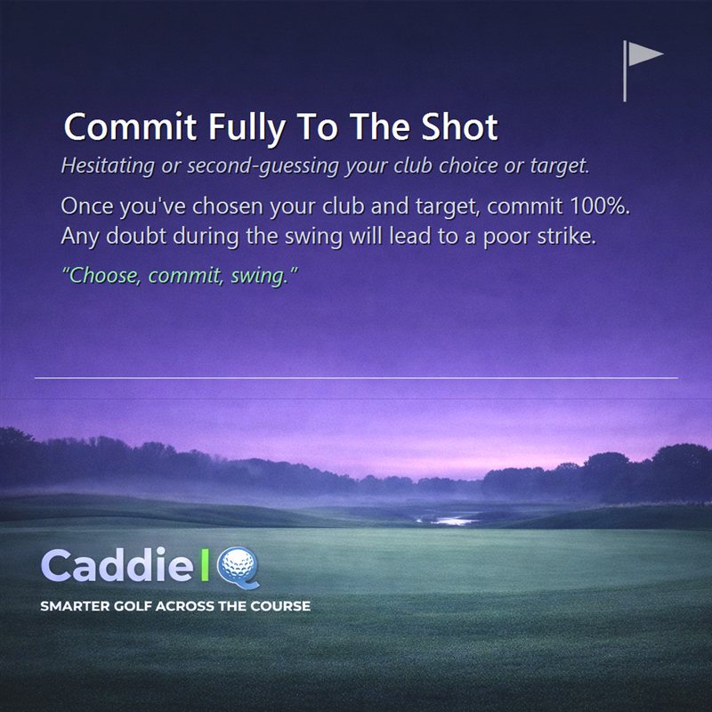 Golf Swing Commitment: Master Your Shot Confidence