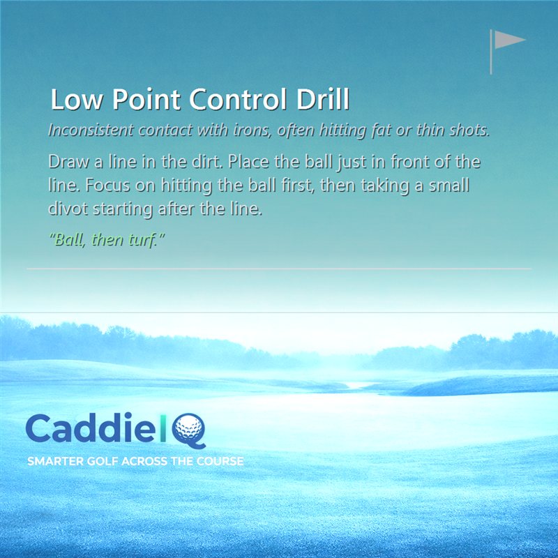 Master Your Irons: Low Point Control for Crisp Contact