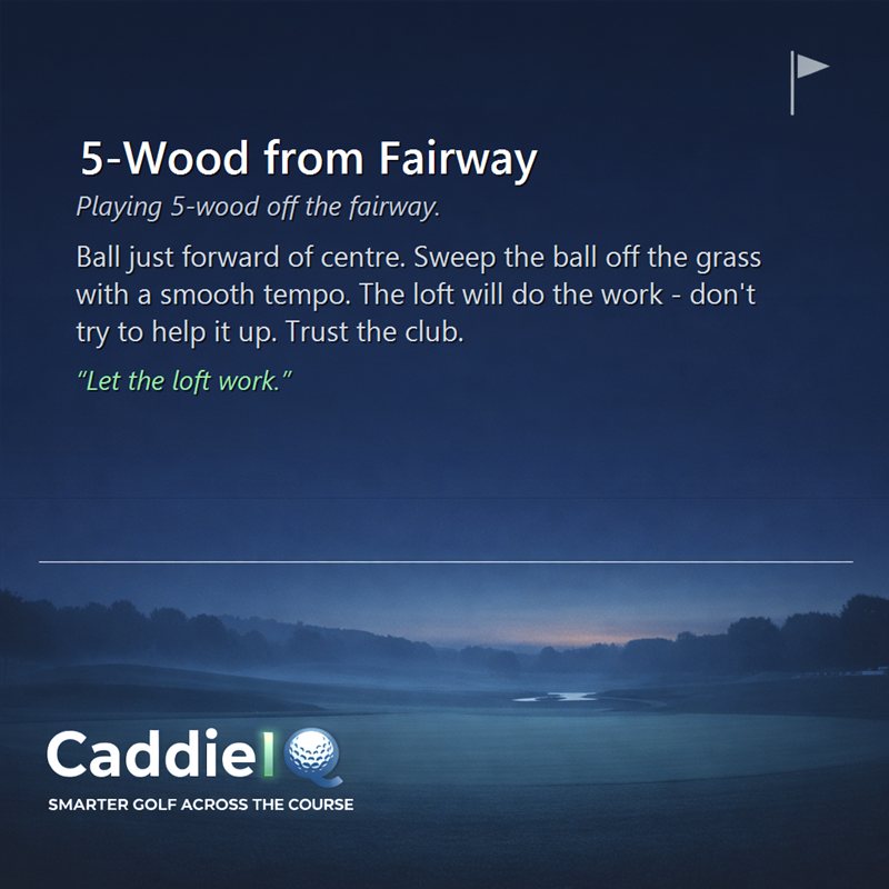 Master Your 5-Wood from the Fairway for Longer Shots