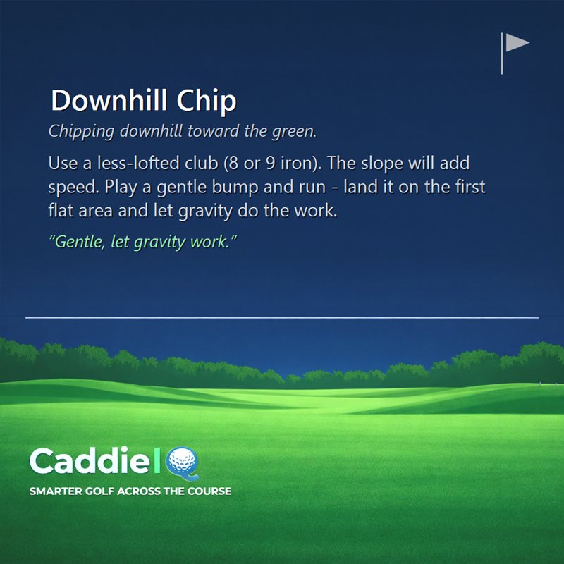 Master the Downhill Chip: Simple Fix for Short Game Success