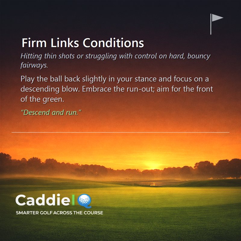 Master Firm Links Conditions: Control Your Golf Shots
