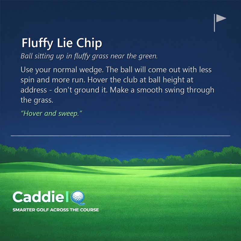 Master the Fluffy Lie Chip: Sweep for Better Golf Shots