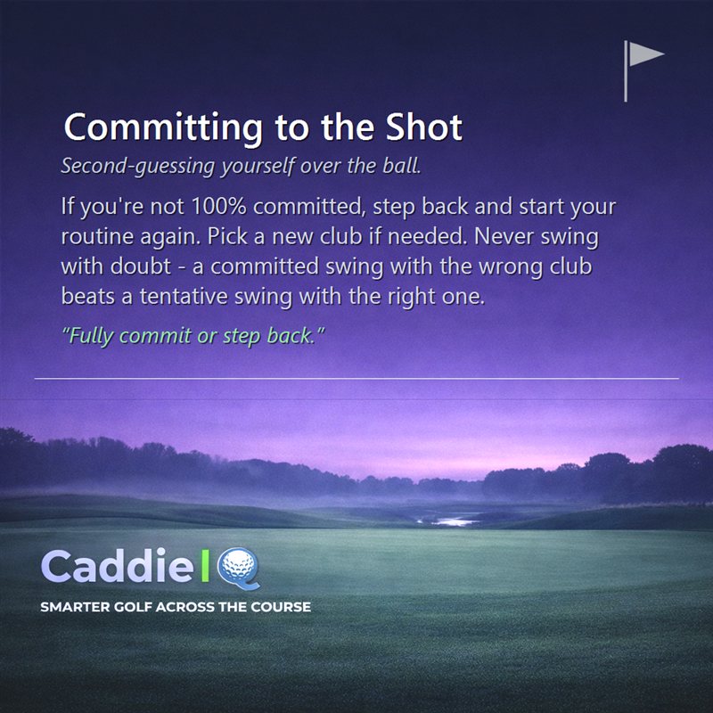 Swing with Certainty: Master Golf Commitment