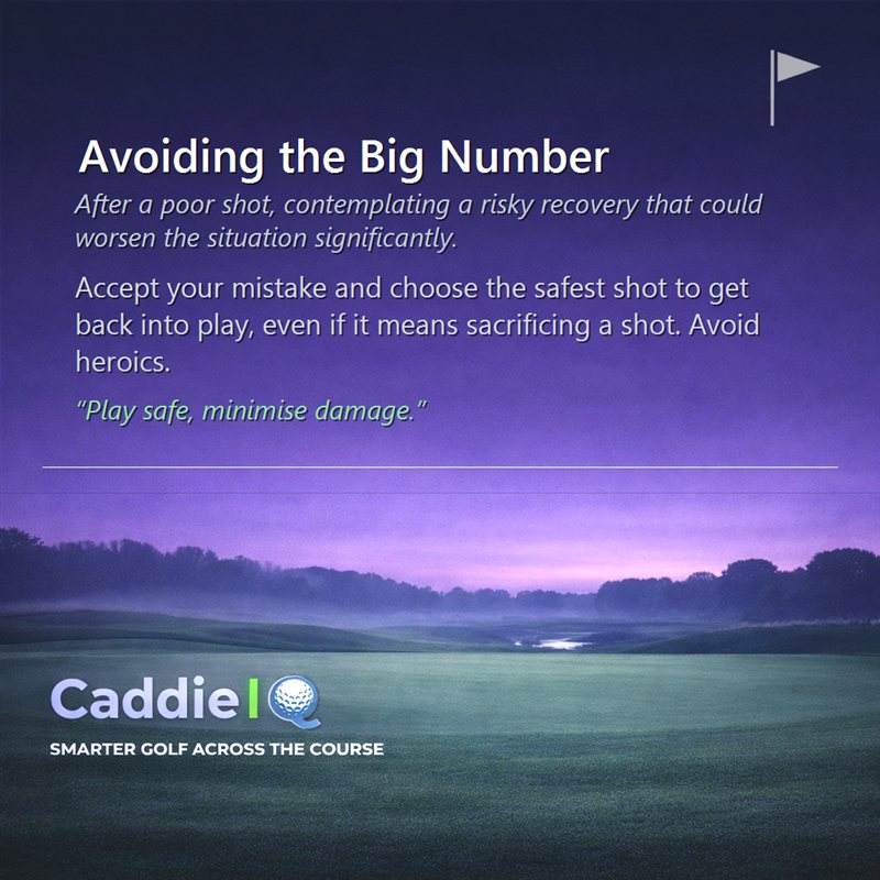 Master Golf Course Management: Avoid The Big Number