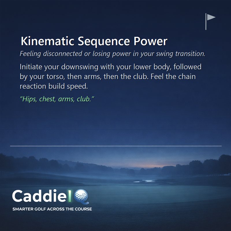 Unlock Power: Master the Golf Kinematic Sequence