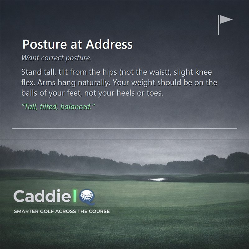 Master Your Golf Posture: The Foundation of a Great Swing
