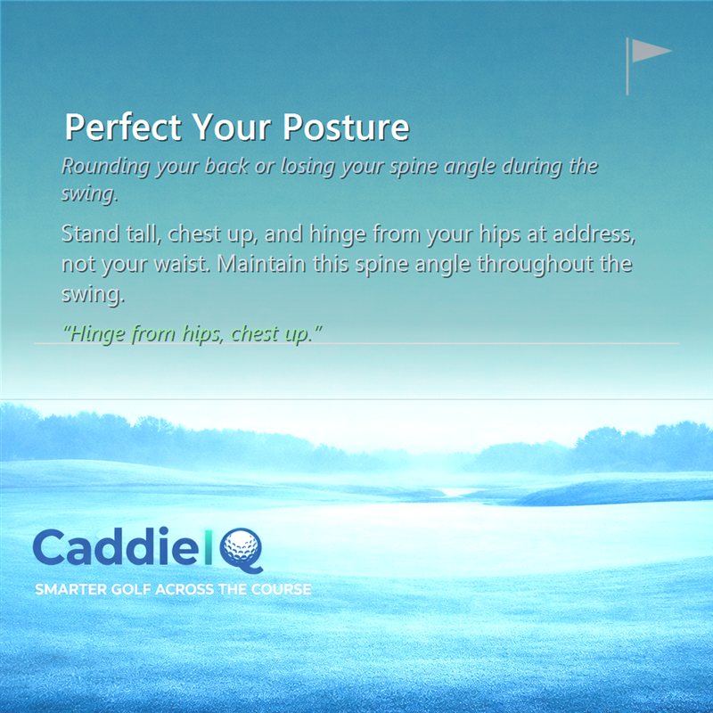 Master Your Golf Posture: Hinge from Hips for Power