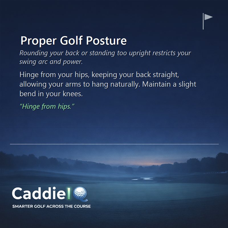 Master Your Golf Posture: Unlock Power & Consistency