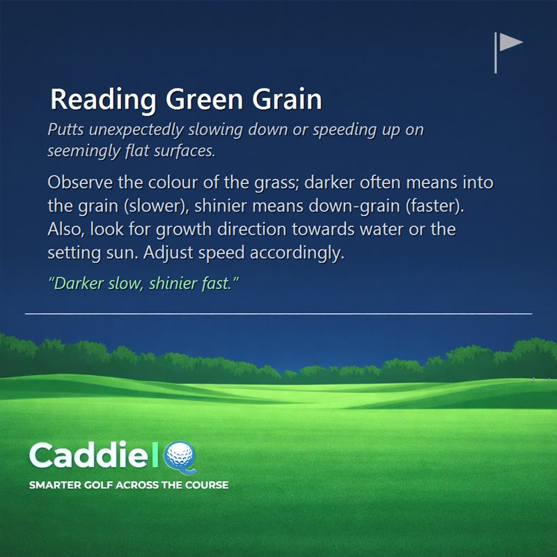 Master Green Grain: Unlock Consistent Putting