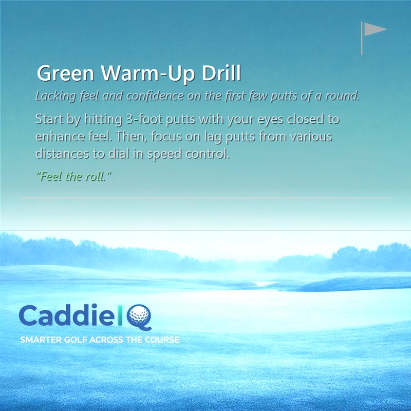 Master Your Green Warm-Up: Putt with Confidence