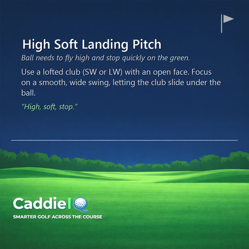 Master the High Soft Landing Pitch Shot