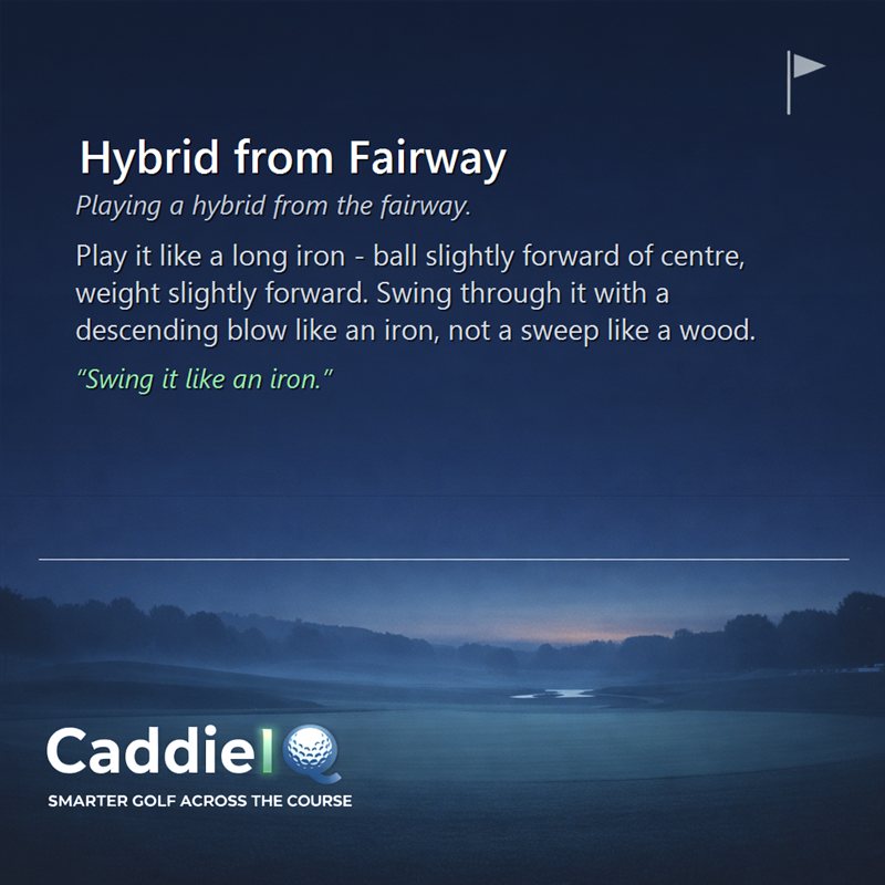 Master Your Hybrid from the Fairway