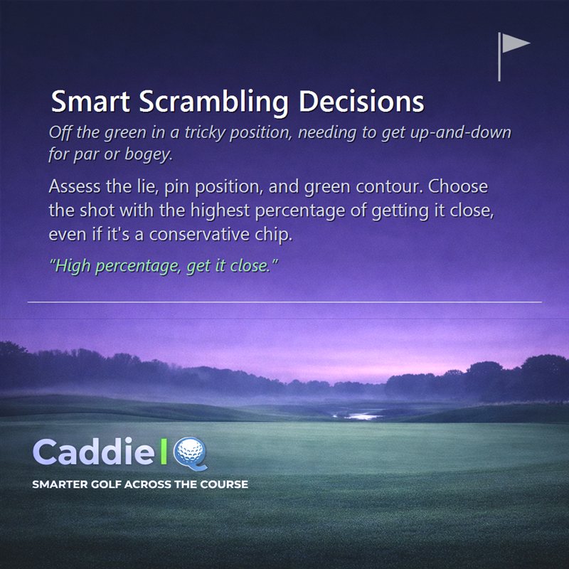Master Smart Golf Scrambling Decisions