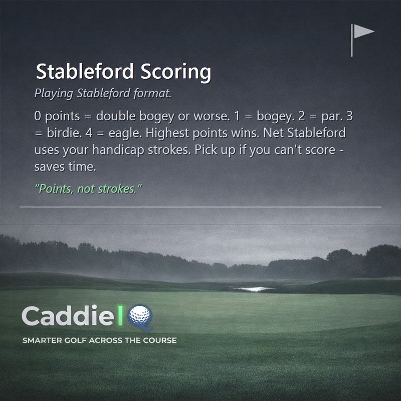Master Stableford Scoring: Boost Your Golf Game