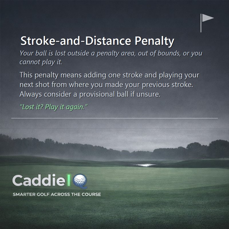 Master the Stroke-and-Distance Golf Penalty