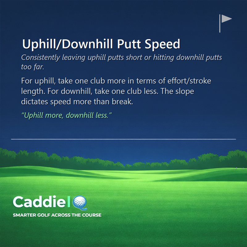 Master Uphill & Downhill Putts: Speed Control Secrets