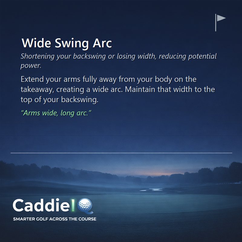 Unlock Power: Master Your Golf Swing Arc