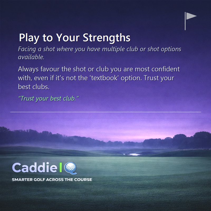 Master Your Golf Game: Play to Your Strengths