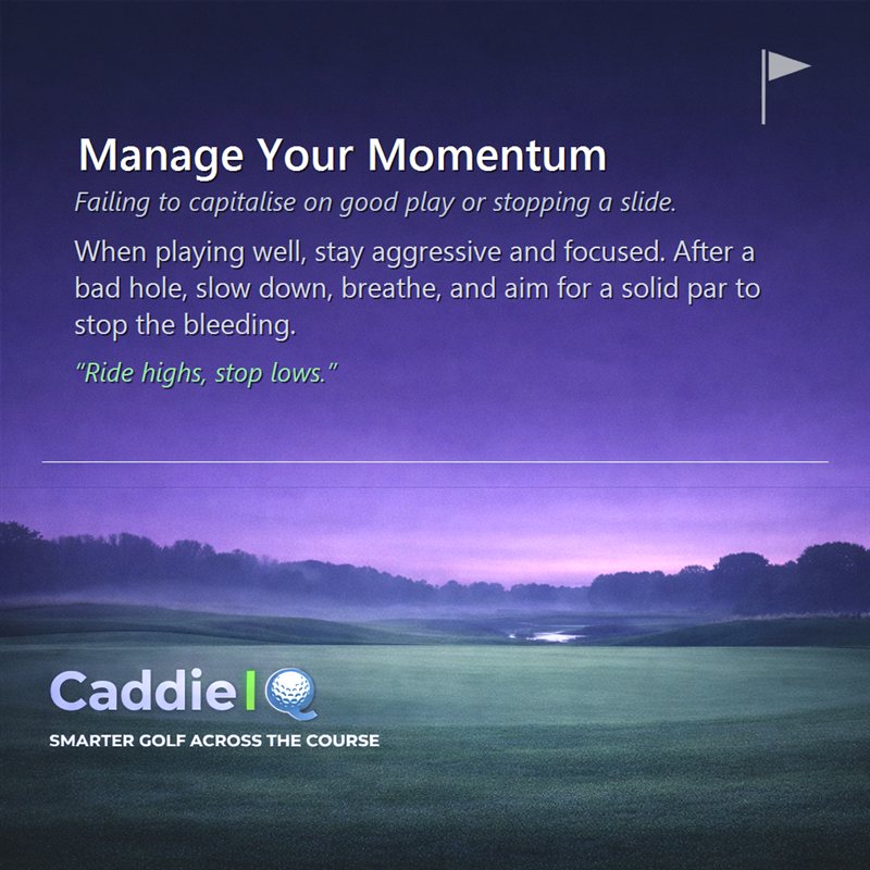 Master Your Golf Momentum: Ride Highs, Stop Lows
