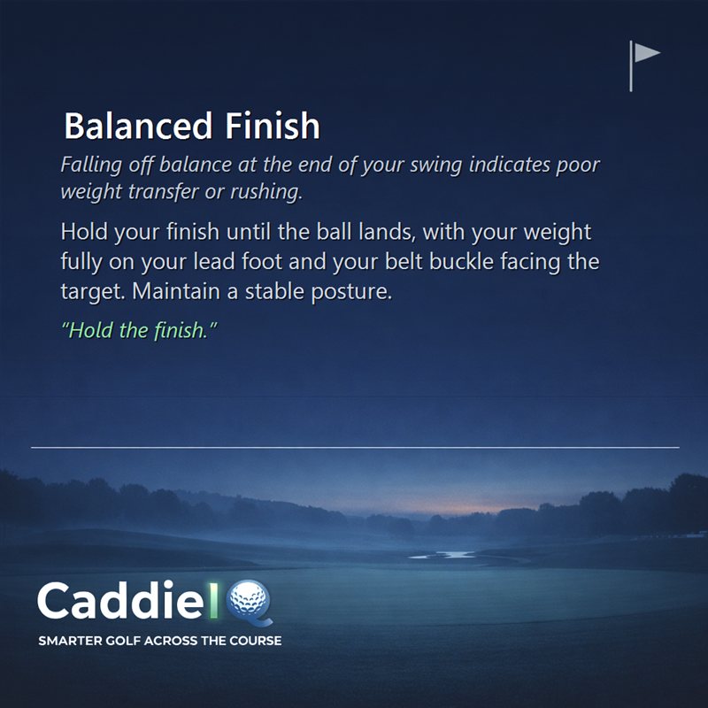 Master Your Golf Swing Finish: Stability for Better Shots
