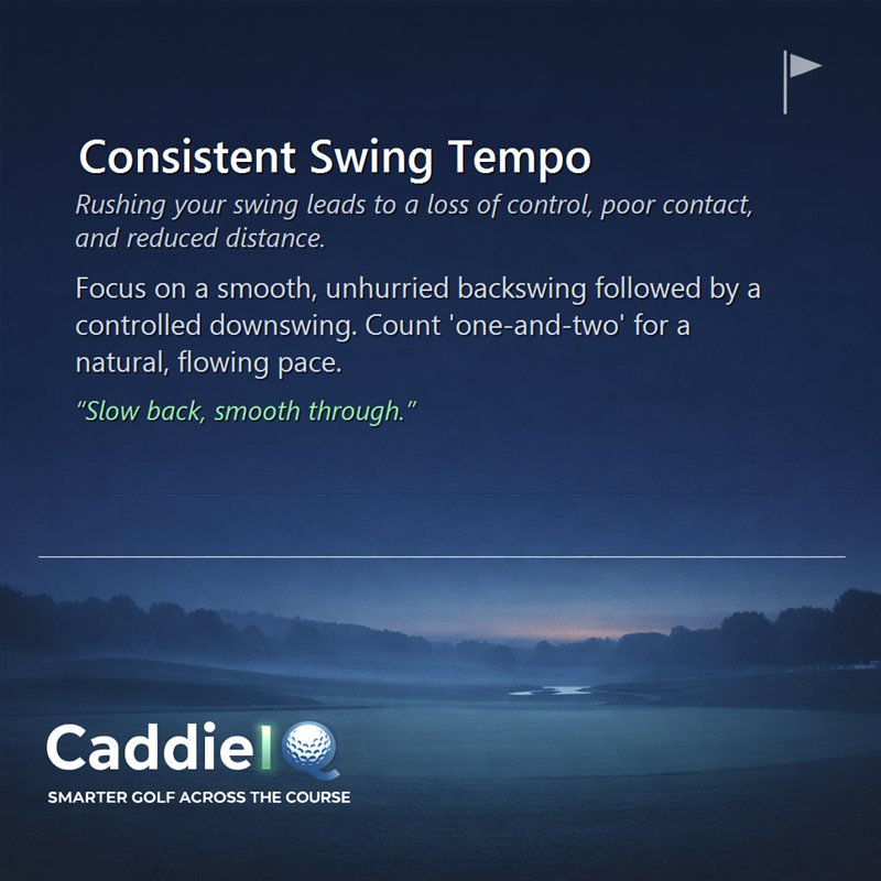 Master Your Golf Swing Tempo for Better Shots