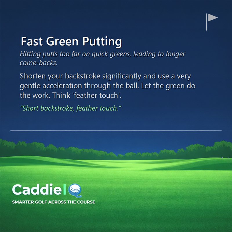Mastering Fast Green Putting: The Feather Touch Secret