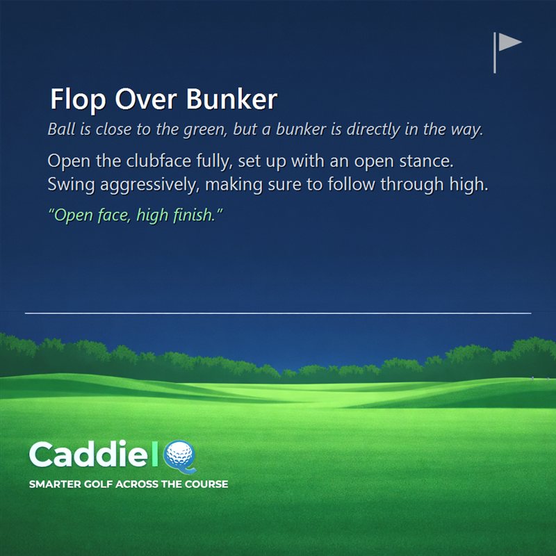 Mastering the Flop Shot Over Bunkers: A Golfer's Guide