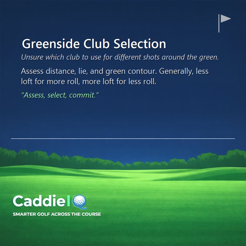 Mastering Greenside Club Selection: Your Short Game Secret