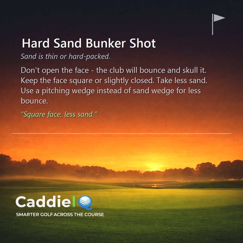 Mastering Hard Sand Bunker Shots: The Pro's Fix