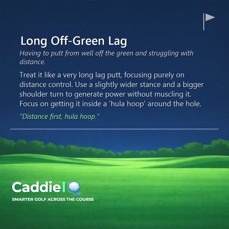 Mastering Long Putts Off The Green