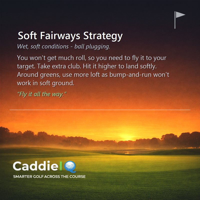 Mastering Soft Fairways: Golf Strategy for Wet Conditions