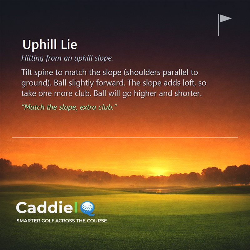 Mastering Uphill Lies: Your Guide to Confident Golf Shots