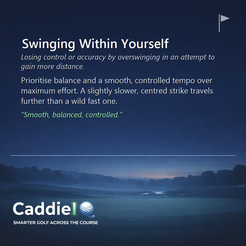 Mastering Your Golf Swing: Power Through Control, Not Effort